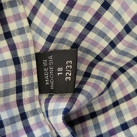 Esquire 18 32/33 button down shirt cotton - Picture 4 of 6